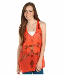 Free People and39Bead Itand39 Embellished Tank in orange at Nordstrom