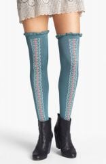 Free People and39Daisy Trailand39 Over the Knee Socks in blue at Nordstrom