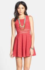 Free People and39Daisyand39 Lace Fit andamp Flare Dress at Nordstrom