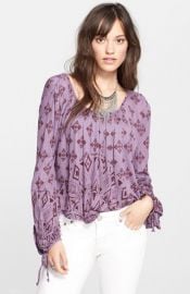 Free People and39Dazedand39 Print Jersey Top at Nordstrom