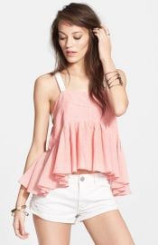 Free People and39Lolaand39sand39 Stripe Peplum Tank at Nordstrom