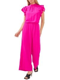 Free Shipping 1STATE Womenx27s Flutter Sleeve Mock Neck Jumpsuit Classic - Walmartcom at Walmart