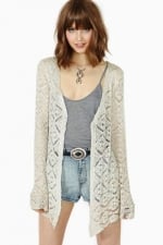 Free Spirit Crochet Cardi at Nasty Gal