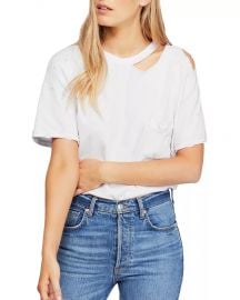 Free people cutout tee at Bloomingdales