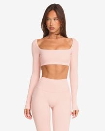 Freedom Scoop Long Sleeve Crop Blush at CSB