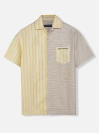 Freedom of Space Striped Short Sleeve Shirt at Freedom of Space