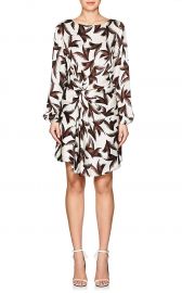 Freja Palm-Leaf-Print Silk Dress by ALC at Barneys