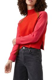 French Connection Colorblock Turtleneck at Nordstrom