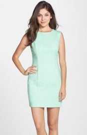 French Connection Cotton Blend Sleeveless Body-Con Dress at Nordstrom