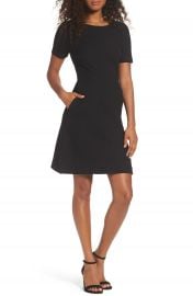 WornOnTV: Valentina’s black textured short sleeve dress on The Mayor ...