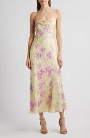French Connection Elyria Oona Satin Midi Cocktail Dress at Nordstrom