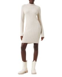 French Connection Katrin Cable Sweater Dress at Bloomingdales