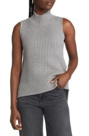 French Connection Mozart Popcorn Stitch Sleeveless Cotton Sweater at Nordstrom