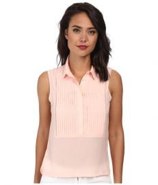 French Connection Polly Plains Top 6DBI Deco Blush at 6pm