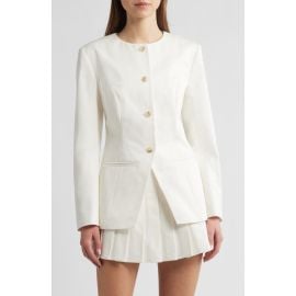 French Connection Sabine Slim Fit Stretch Cotton Twill Jacket at Nordstrom