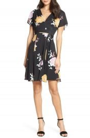 French Connection Shikoku Floral Faux Wrap Dress   Nordstrom at Nordstrom