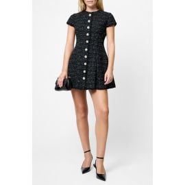 French Connection Speckled Tweed Minidress at Nordstrom