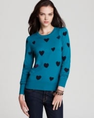 French Connection Sweater - Hearts at Bloomingdales