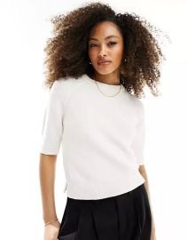 French Connection Vhari Short Sleeve Sweater at ASOS