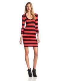 French Connection Womenand39s Classic Stripe Scoop Sweater Dress at Amazon