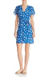 French Connection Womens Verona Floral Crepe Wrap Dress at Walmart