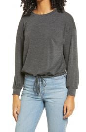 French Terry Drawstring Pullover at Nordstrom