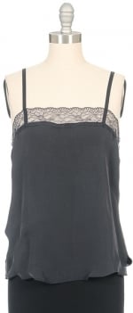 French lace trim cami by L Agence at Ron Herman