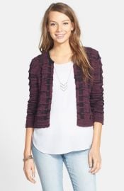 Frenchiand174 Crop Crewneck Cardigan at Nordstrom