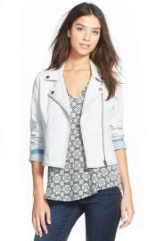 Frenchiand174 Denim Moto Jacket at Nordstrom