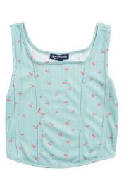 Freshman Kids Cherry Print Pointelle Tank Big Kid at Nordstrom Rack