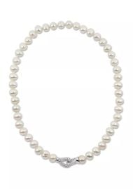 Freshwater Pearl Necklace in Sterling Silver at Belk