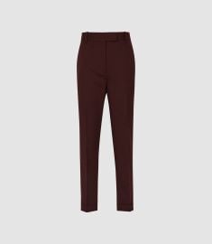 Freya Trousers in Berry by Reiss at Reiss