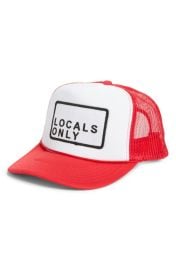 Friday Feelin’ Locals Only Patch Trucker Hat at Nordstrom