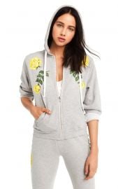 Friendship Roses Regan Zip Hoodie at Wildfox