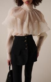 Frill Detailed Tulle Top By Awake Mode at Moda Operandi
