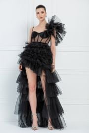 Frill High-Low Tulle Dress at Kikiriki