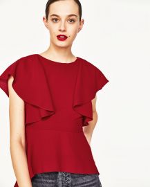 Frilled Top at Zara