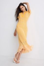 Fringe Knit Dress by Derek Lam 10 Crosby x RTR Rent the Runway at Rent the Runway