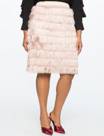 Fringe Pencil Skirt by Eloquii at Eloquii