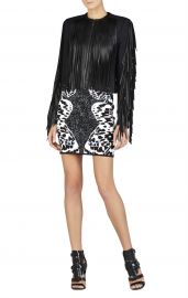 Fringe Trim Jacket at Bcbg