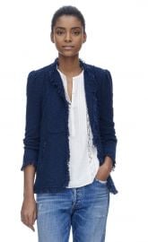 Fringe Tweed Jacket at Rebecca Taylor