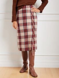 Fringe Wrap Skirt - Amazing Plaid Talbots at Talbots