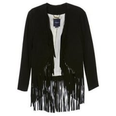 Fringe jacket at Chic Downtown