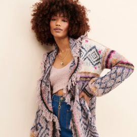 Fringed Cardigan Nuuly at Nuuly