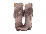 Fringed boots by Tony Lama at Zappos