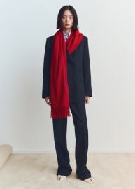 Fringed edge scarf - Women MANGO USA at Mango