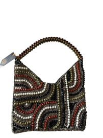 From India to You Artdeco inspired Beaded Bohemian Hobo Bag w/thick beaded strap at eBay
