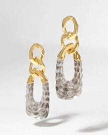 Front-Back Earrings Designer Gold amp Silver Front-Back Earrings at Alexis Bittar