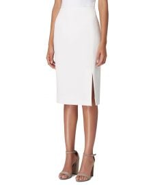 Front-Slit Crepe Pencil Skirt by Tahari ASL at Macys