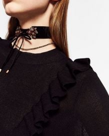 Front bow choker at Zara